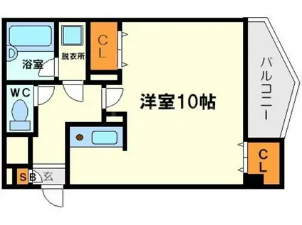 新大阪セレニテ(ワンルーム/7階)の間取り写真