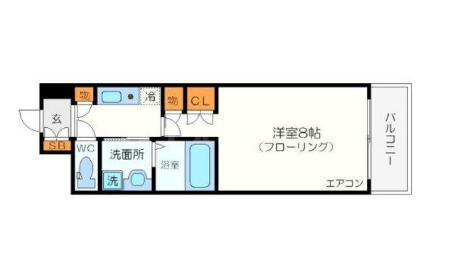 リアライズ神崎川駅前(ワンルーム/7階)の間取り写真
