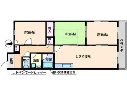 ル・ソレイユ・メゾン(3LDK/3階)の間取り写真