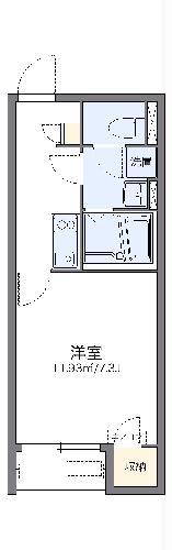 レオネクストコンフォール(1K/2階)の間取り写真