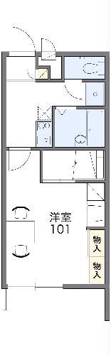 レオパレス経塚(1K/3階)の間取り写真