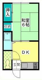 グリーン田中(1DK/1階)