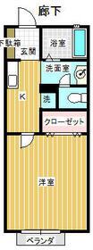 RE・ROOM リ・ルーム(1K/2階)の間取り写真