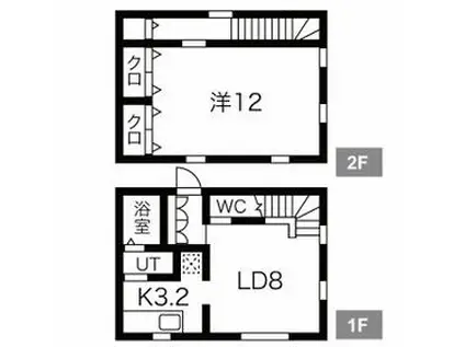 ROYAL BRICKS APARTMENT 3AVE(1LDK/1階)の間取り写真