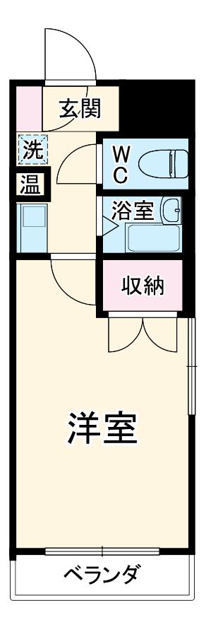 ジュエルズ コートⅡ(1K/3階)の間取り写真