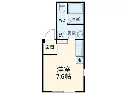 BELLE SCENE HIRAMA(ワンルーム/3階)の間取り写真