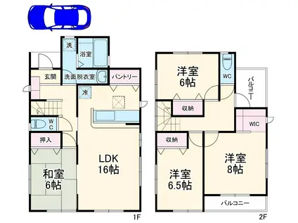 総武・中央緩行線 東船橋駅 徒歩12分 2階建 築9年(4LDK)の間取り写真