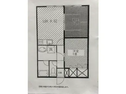 石井アパートP・Ⅰ(2LDK/2階)の間取り写真