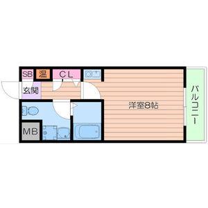 PEDDY MARRY2(ワンルーム/3階)の間取り写真
