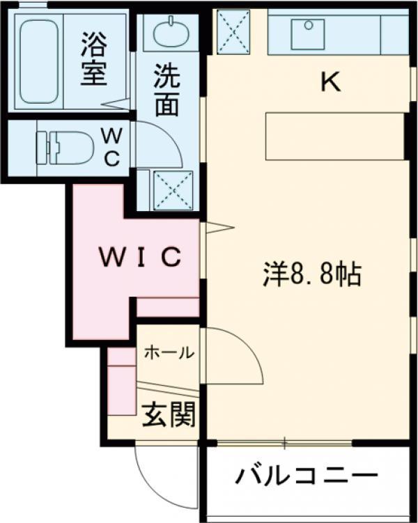 SRLコンフォート(1K/1階)の間取り写真