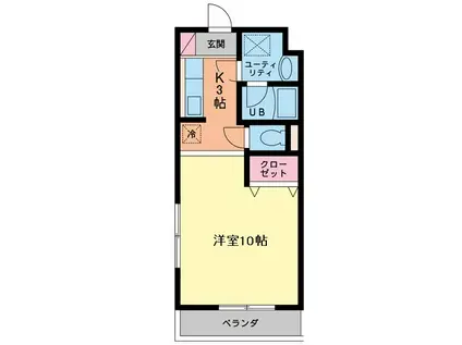 アークヒルズ(1K/5階)の間取り写真