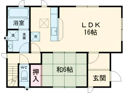 日光線 鶴田駅 徒歩21分 1階建 築10年(4LDK)の間取り写真