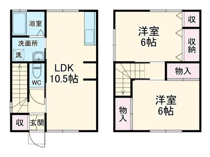 メゾン影山(2LDK)の間取り写真