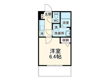 ヴァンベール小机(1K/3階)の間取り写真