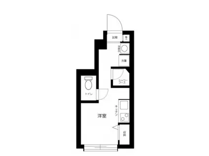 ソルナクレイシア吉祥寺本町(ワンルーム/1階)の間取り写真