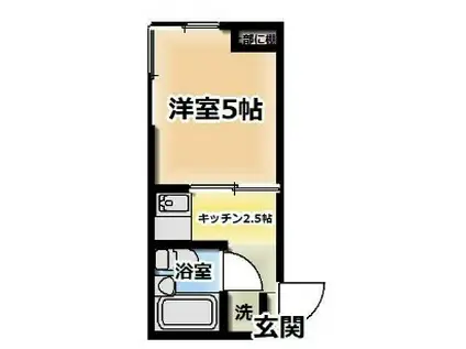 コーポセレクション(1K/1階)の間取り写真