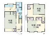 東武鉄道野田線 鎌ケ谷駅 徒歩7分 2階建 築27年