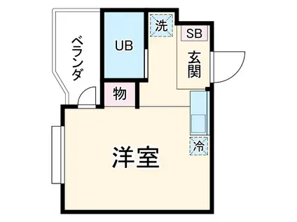 磐田グレイス第3マンション(1K/3階)の間取り写真