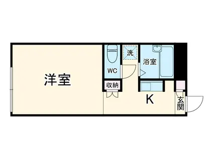 NEMEA(1K/2階)の間取り写真