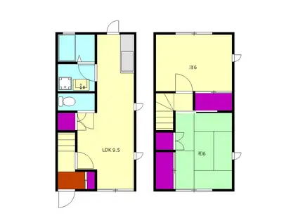 TYハウス(2LDK)の間取り写真