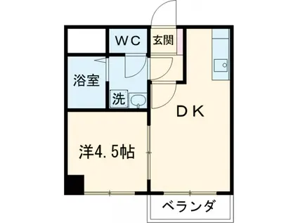 MMヒルズ(1LDK/5階)の間取り写真