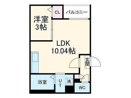 JACK DAITOⅠ(1LDK/1階)の間取り写真