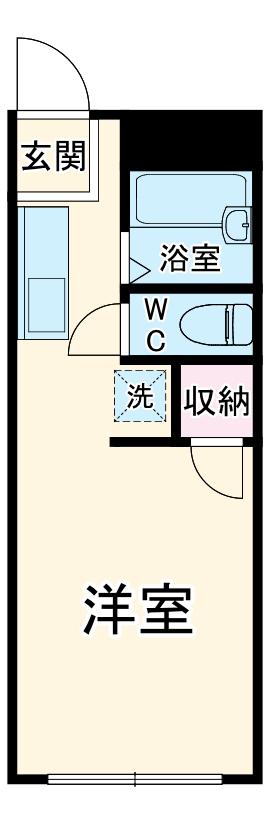 グレイス元町壱番館(1K/1階)の間取り写真