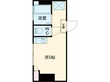 内藤ビル(ワンルーム/3階)の間取り写真