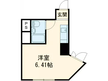 東神田サマリヤマンション(ワンルーム/6階)の間取り写真