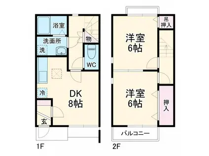 ABEND(2LDK)の間取り写真