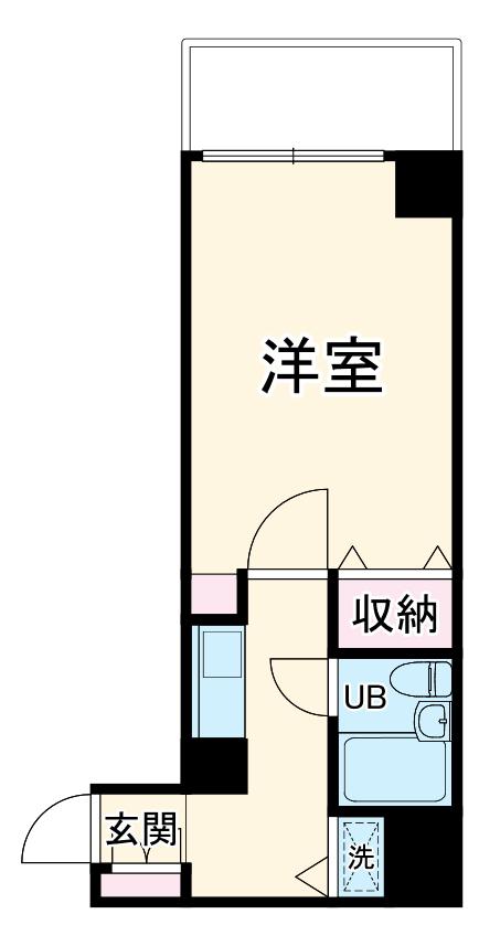 MAC川崎コートⅡ(1K/7階)の間取り写真