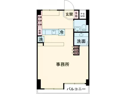 アキユキレジデンス(ワンルーム/3階)の間取り写真