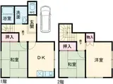 関東鉄道常総線 寺原駅 徒歩10分 2階建 築47年