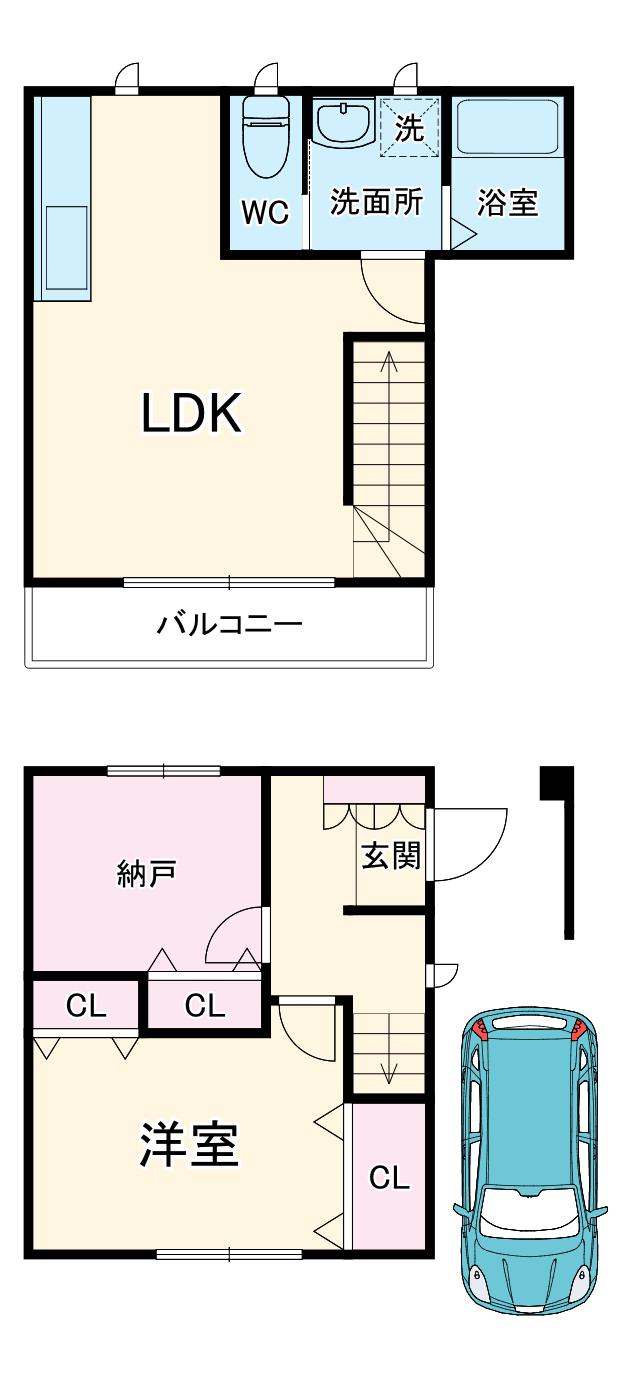 ノスタ湘南(1SLDK)の間取り写真