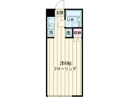 メゾンノアール黒田(ワンルーム/2階)の間取り写真