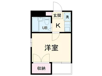 ザ・ハウス中村公園(1K/4階)の間取り写真