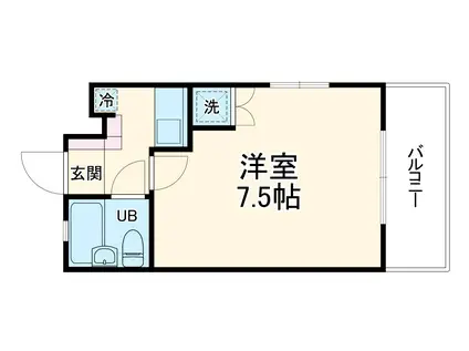 シーズンコート甚目寺(1K/4階)の間取り写真