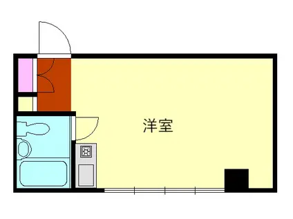 城山ファーストマンション第2(ワンルーム/2階)の間取り写真