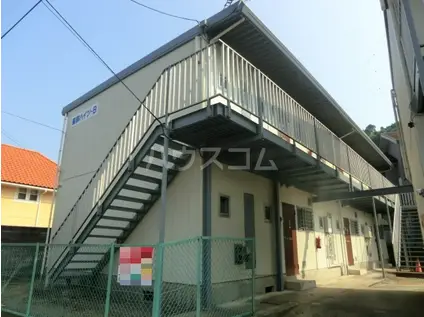 服部ハイツB棟(2DK/2階)の外観写真