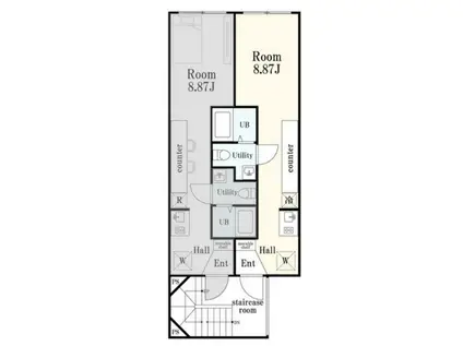 GLICION蓮根(ワンルーム/4階)の間取り写真