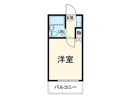 スターホームズ港南5(1K/2階)の間取り写真