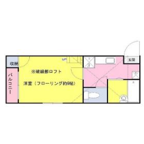ベガ・コーポ上落合(1K/2階)の間取り写真