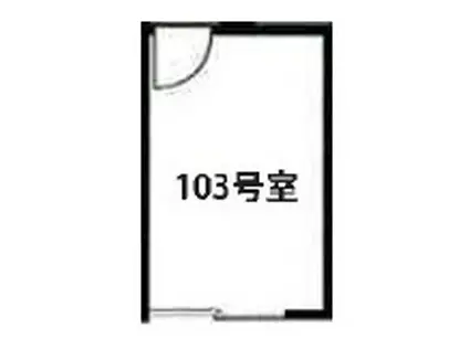 アントワーヌ三園(ワンルーム/1階)の間取り写真