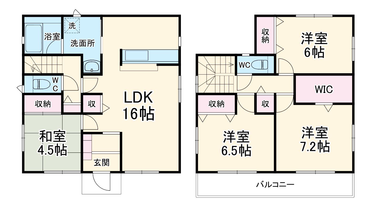 東海道本線 辻堂駅 徒歩14分 2階建 築8年(4LDK)の間取り写真