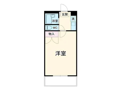 MONTE小石川(1K/1階)の間取り写真