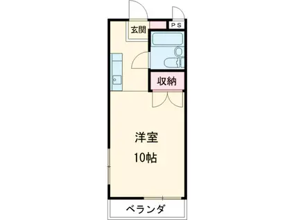 LSマンション(ワンルーム/1階)の間取り写真