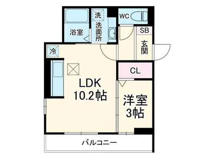 D PAINA 日吉本町Ⅱ(1LDK/1階)の間取り写真