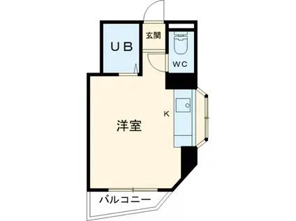 サンライズ西荻(ワンルーム/2階)の間取り写真