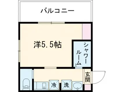 MELDIA堀切菖蒲園Ⅳ(ワンルーム/3階)の間取り写真