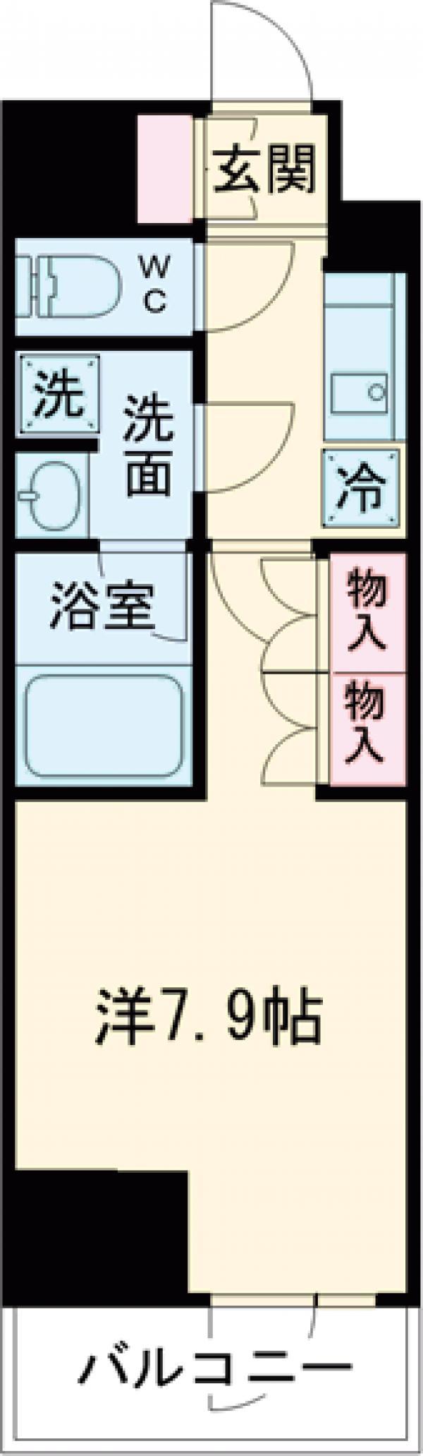 ACPレジデンス西巣鴨(1K/5階)の間取り写真
